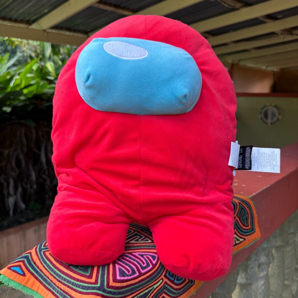 Among Us Jumbo‎ Plush Red Crewmate Pillow Large Stuffed Toy Jay Franco